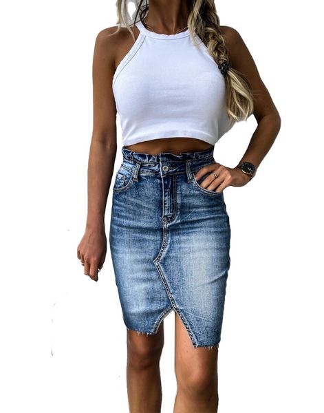 2021 new casual high waist denim ruffle light wash women distressed mini pencil ladies ripped summer vintage jeans skirt 3hcu, Black
2021 new casual high waist denim ruffle light wash women distressed mini pencil ladies ripped summer vintage jeans skirt 3hcu, Black