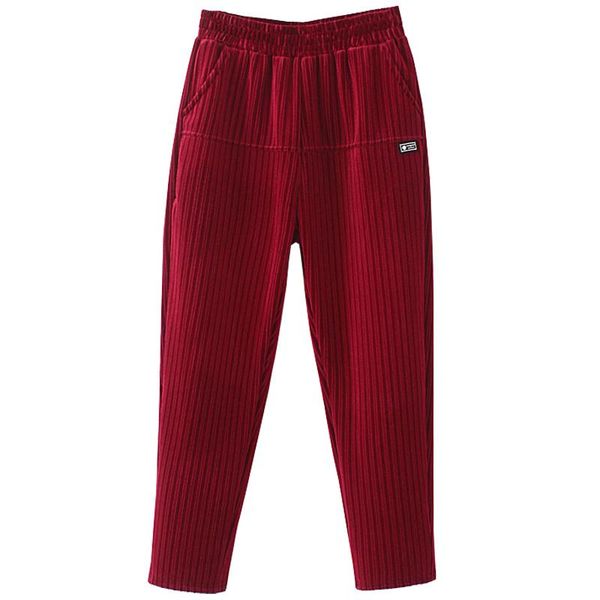 women's pants & capris winter women thick warm corduroy harem loose plus size 5xl elastic high waist casual female trousers ah599, Black;white
women's pants & capris winter women thick warm corduroy harem loose plus size 5xl elastic high waist casual female trousers ah599, Black;white