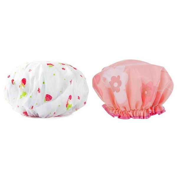 shower caps 2pcs waterproof double-layer thickened elastic bathing hair protective
shower caps 2pcs waterproof double-layer thickened elastic bathing hair protective