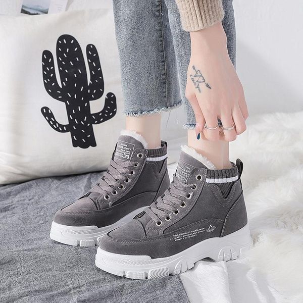 boots designer women's winter shoes 2021 warm plush ankle platform short flat with female booties, Black
boots designer women's winter shoes 2021 warm plush ankle platform short flat with female booties, Black