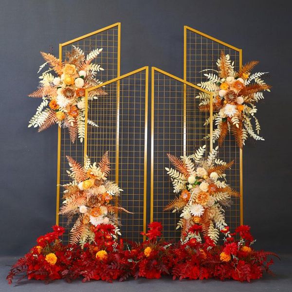 party decoration 4pc ought iron geometric grid screen shelf flower stand outdoor wedding arch props stage backdrop decor frame scene layout
party decoration 4pc ought iron geometric grid screen shelf flower stand outdoor wedding arch props stage backdrop decor frame scene layout