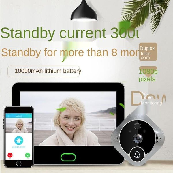 video door phones wireless induction doorbell household low-power wifi intelligent visual electronic cat's eye
video door phones wireless induction doorbell household low-power wifi intelligent visual electronic cat's eye