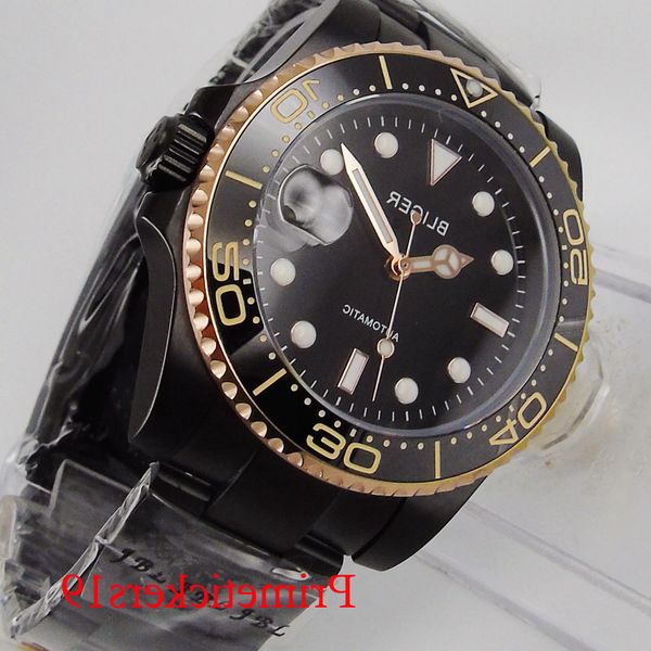 40mm bliger men watch pvd luminous marks nh35 automatic movement sapphire crystal ceramic bezel bracelet clasp, Slivery;brown
40mm bliger men watch pvd luminous marks nh35 automatic movement sapphire crystal ceramic bezel bracelet clasp, Slivery;brown