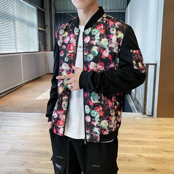 fashion plants print long sleeve coat mens harajuku korean stylr winter coats and jackets male streetwear hiphop jacket bomber, Black;brown
fashion plants print long sleeve coat mens harajuku korean stylr winter coats and jackets male streetwear hiphop jacket bomber, Black;brown