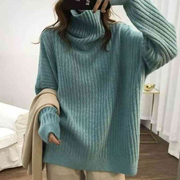 women's green cashmere high neck casual long sve basic loose sweater, winter knitted large, White;black
women's green cashmere high neck casual long sve basic loose sweater, winter knitted large, White;black