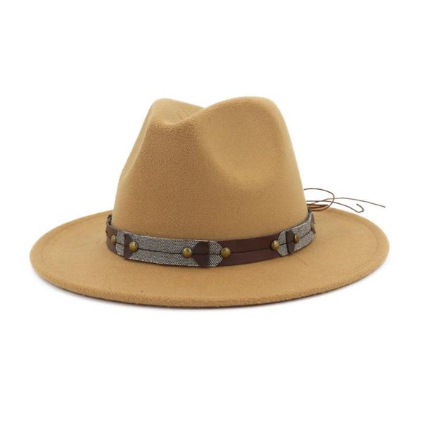 wide brim hats fedora hat men women brown leather belt decoration felt artificial wool blend winter wedding party lady jazz, Blue;gray
wide brim hats fedora hat men women brown leather belt decoration felt artificial wool blend winter wedding party lady jazz, Blue;gray