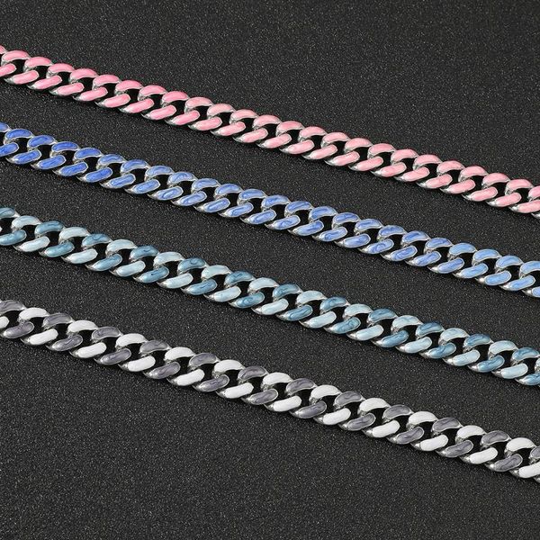 chains basic punk alloy gradient necklace for men women cuban chain hip-hop jewelry fashion solid metal accessories gift friends, Silver
chains basic punk alloy gradient necklace for men women cuban chain hip-hop jewelry fashion solid metal accessories gift friends, Silver