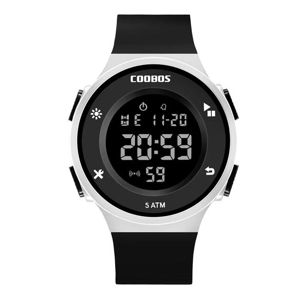 digital 50m waterproof wristwatch luminous alarm function mens sport watches fashion satch students' watch 4 colors 0991, Slivery;brown
digital 50m waterproof wristwatch luminous alarm function mens sport watches fashion satch students' watch 4 colors 0991, Slivery;brown