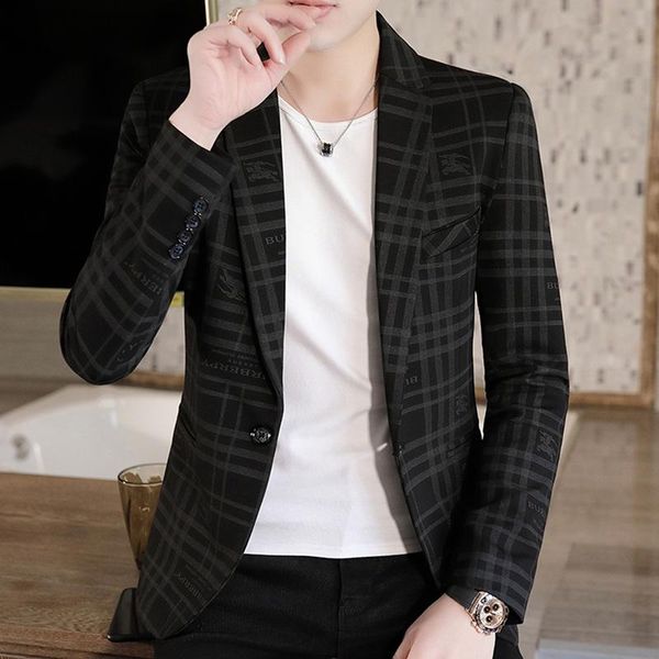 men's suits & blazers slim fit suit for men black wedding plaid formal fashion business casual costume homme mariage bg50bs, White;black
men's suits & blazers slim fit suit for men black wedding plaid formal fashion business casual costume homme mariage bg50bs, White;black