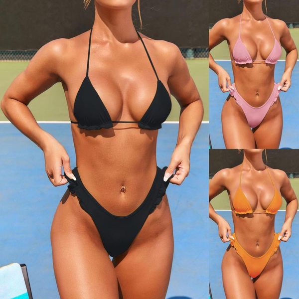 one-piece suits 2021 women 2 pieces swimsuit push up contrast panel bandage bikini mujer set swimwear beachwear maillot de bain femme
one-piece suits 2021 women 2 pieces swimsuit push up contrast panel bandage bikini mujer set swimwear beachwear maillot de bain femme