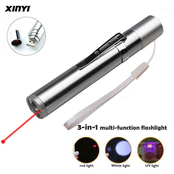 flashlights torches mini 3in1 usb rechargeable led torch waterproof design penlight uv light banknote /laser pointer light1
flashlights torches mini 3in1 usb rechargeable led torch waterproof design penlight uv light banknote /laser pointer light1