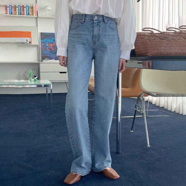 mozuleva women spring vintage blue long jeans regular denim pants cotton trousers mid waist 210706, Black;white
mozuleva women spring vintage blue long jeans regular denim pants cotton trousers mid waist 210706, Black;white