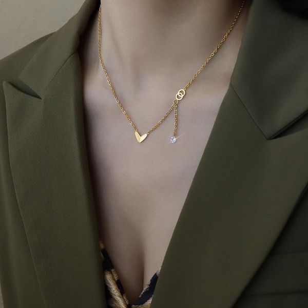 chokers cold wind lovely peach heart double ring tassel drop drill collarbone necklace, Golden;silver
chokers cold wind lovely peach heart double ring tassel drop drill collarbone necklace, Golden;silver