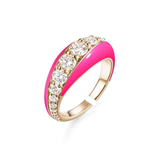 7 neon enamel pink white blue ring fashion jewels pave zircon cz jewelry 2021 rock punk gold color adjustable size, Silver
7 neon enamel pink white blue ring fashion jewels pave zircon cz jewelry 2021 rock punk gold color adjustable size, Silver