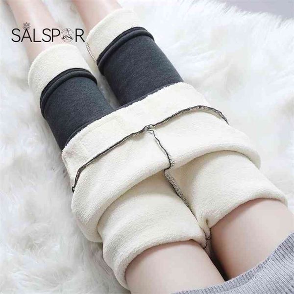salspor winter warm leggings women velvet leggins thick lamb wool pants cold-resistant plus black clothes 210925
salspor winter warm leggings women velvet leggins thick lamb wool pants cold-resistant plus black clothes 210925