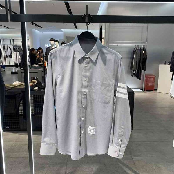 fashion men's 2020 autumn tb korean simple fashion casual shirt bwcaa3712, White;black
fashion men's 2020 autumn tb korean simple fashion casual shirt bwcaa3712, White;black