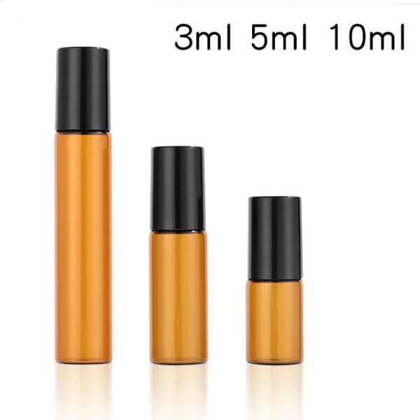 50pcs/lot 3ml 5ml 10ml amber glass roll on bottle with metal/glass ball thin glass roller essential oil vials perfume
50pcs/lot 3ml 5ml 10ml amber glass roll on bottle with metal/glass ball thin glass roller essential oil vials perfume