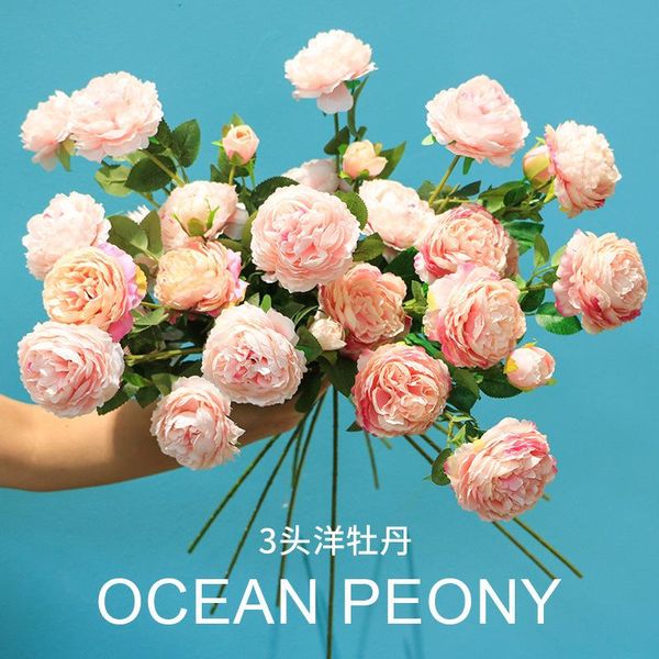 decorative flowers & wreaths simulation of 3 peony bouquets, home flower arrangement, wedding high flowers, plants leaves
decorative flowers & wreaths simulation of 3 peony bouquets, home flower arrangement, wedding high flowers, plants leaves
