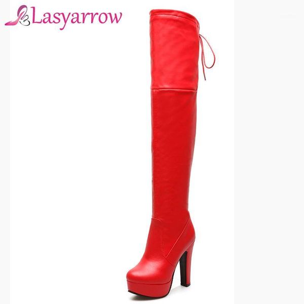 boots lasyarrow women's black red thick high heels shoes woman round toe platform back lace up botas feminina
boots lasyarrow women's black red thick high heels shoes woman round toe platform back lace up botas feminina
