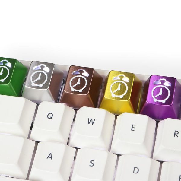 keyboards alarm clock design backlit metal keycaps for cherry mx gateron switch mechanical keyboard profile aluminum key caps
keyboards alarm clock design backlit metal keycaps for cherry mx gateron switch mechanical keyboard profile aluminum key caps