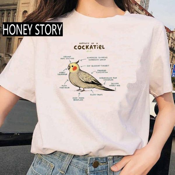women's t-shirt fixsys summer fashion women short sleeve tshirts anatomy of animal parrot graphic printed t shirt casual, White
women's t-shirt fixsys summer fashion women short sleeve tshirts anatomy of animal parrot graphic printed t shirt casual, White