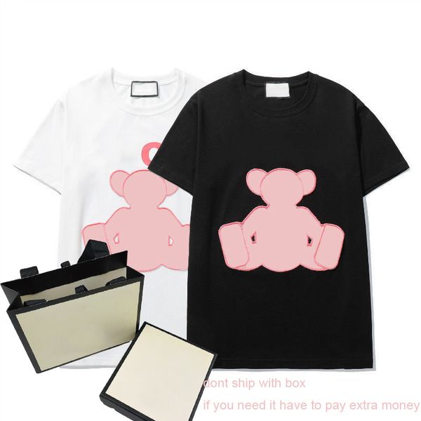 21ss women t shirt fashion letters with bear embroidery pattern tees mens summer new t-shirts plus size boys hiphop streetwear, White
21ss women t shirt fashion letters with bear embroidery pattern tees mens summer new t-shirts plus size boys hiphop streetwear, White