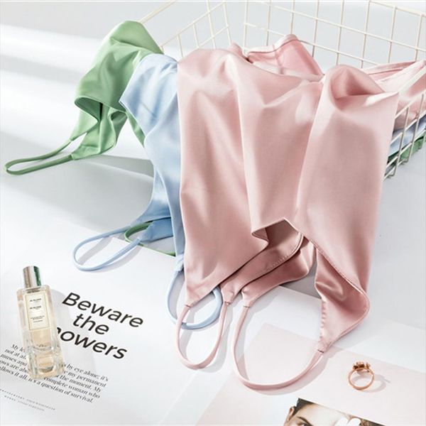 in stock satin women cami pajamas silk sling lingerie underwear sleepwear fashion top, White
in stock satin women cami pajamas silk sling lingerie underwear sleepwear fashion top, White
