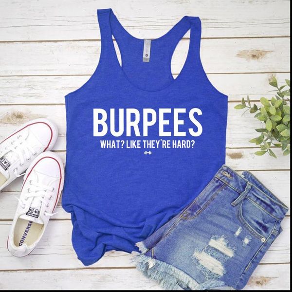 vest burpees what like theyre hard tank womens flowy racerback funny gym workout shirt new sleeveless linen tanks, White
vest burpees what like theyre hard tank womens flowy racerback funny gym workout shirt new sleeveless linen tanks, White