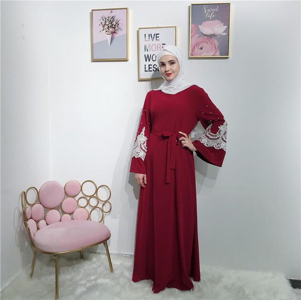 casual dresses robe femme elbise red lace abaya for women islamic caftan dubai muslim hijab maxi dress turkish cardigan, Black;gray
casual dresses robe femme elbise red lace abaya for women islamic caftan dubai muslim hijab maxi dress turkish cardigan, Black;gray