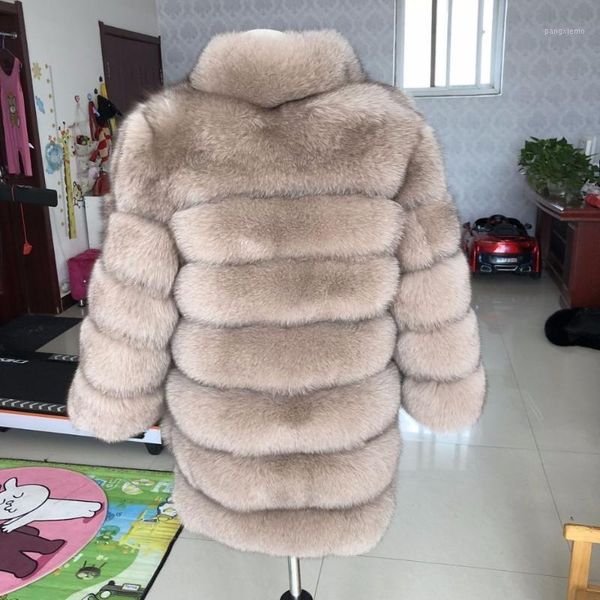 women's fur & faux brand real coat jacket long winter warm female fashion collar, Black
women's fur & faux brand real coat jacket long winter warm female fashion collar, Black