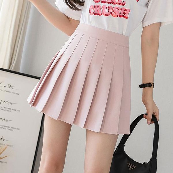 2021 spring summer korean skirt shorts women high waist mini skirt school short pleated kawaii japanese pink skirt female, Black
2021 spring summer korean skirt shorts women high waist mini skirt school short pleated kawaii japanese pink skirt female, Black