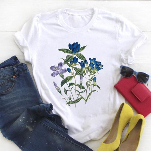 women shirt womens flower print cute streetwear summer ladies kawaii clothes tees graphic printed tshirt female t-shirt, White
women shirt womens flower print cute streetwear summer ladies kawaii clothes tees graphic printed tshirt female t-shirt, White
