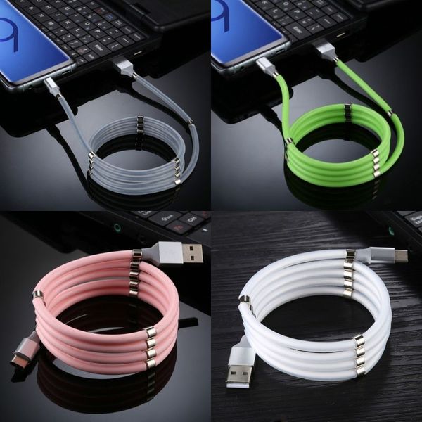 1m universal data charger cable magnetic absorption self winding automatically ligt night micro usb type c fast charging cord phone tablet
1m universal data charger cable magnetic absorption self winding automatically ligt night micro usb type c fast charging cord phone tablet