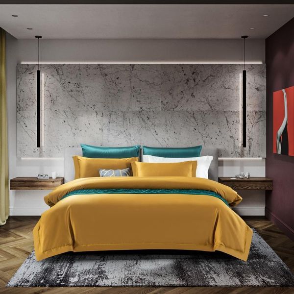 bedding sets yellow solid color cotton satin set duvet cover bed linen fitted sheet pillowcases home textile king size 4pcs
bedding sets yellow solid color cotton satin set duvet cover bed linen fitted sheet pillowcases home textile king size 4pcs