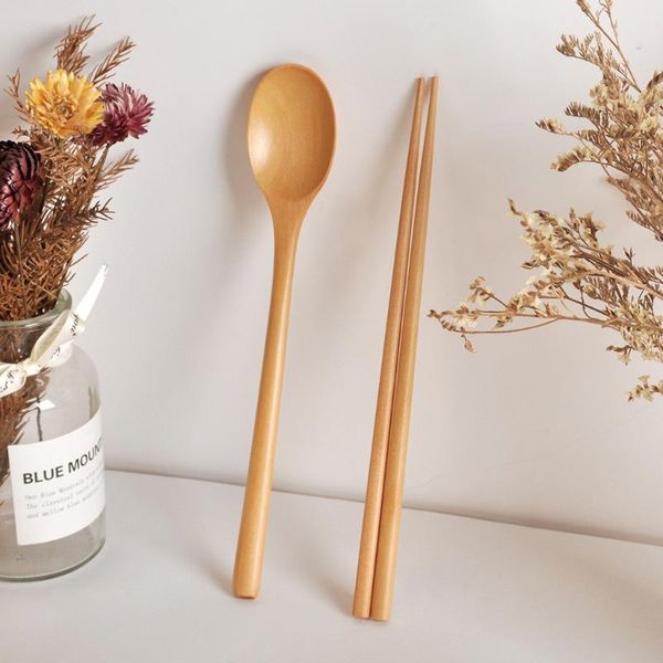 chopsticks 23.5cm wooden spoon kit rust resistant chinese meal wood soup rice with 1 pair
chopsticks 23.5cm wooden spoon kit rust resistant chinese meal wood soup rice with 1 pair