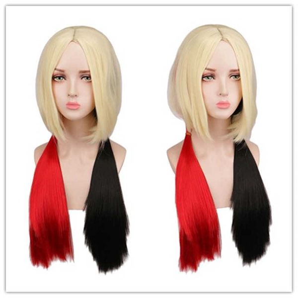 suicide squad, task force 2x, assembled halle quinn's dyed gradient cos wig, Black
suicide squad, task force 2x, assembled halle quinn's dyed gradient cos wig, Black