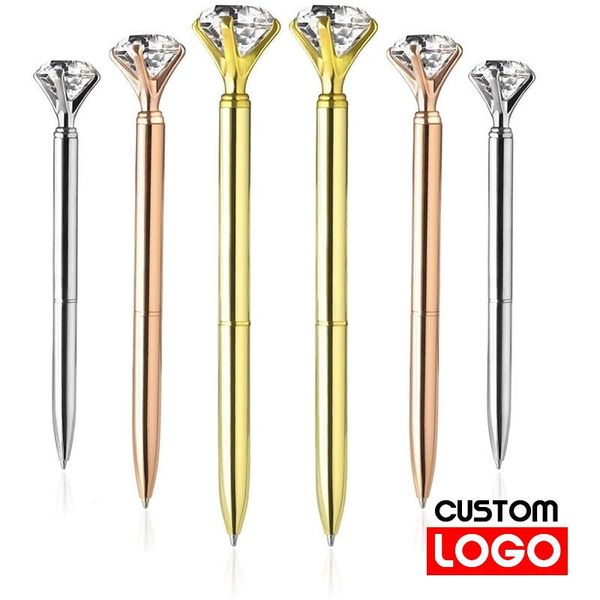 ballpoint pens 100 pcs/lot big crystal diamond metal pen ring wedding office gift roller ball black blue ink custom logo, Blue;orange
ballpoint pens 100 pcs/lot big crystal diamond metal pen ring wedding office gift roller ball black blue ink custom logo, Blue;orange