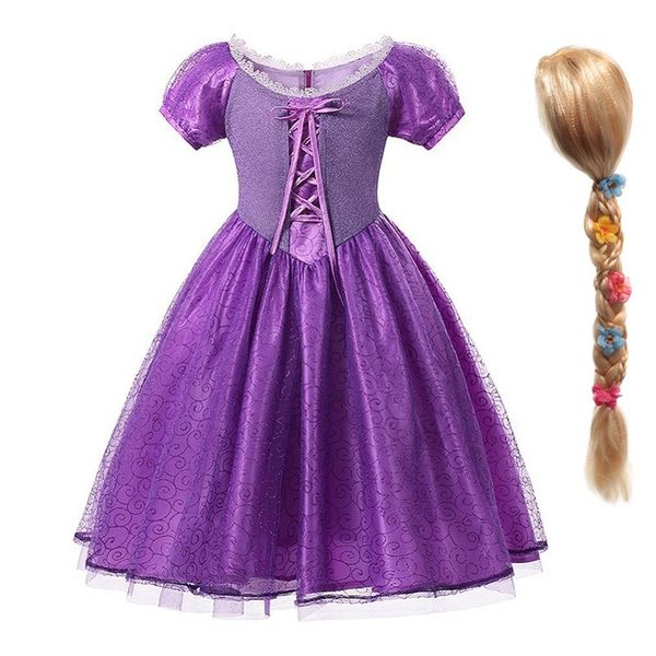Girls Rapunzel Dress Kids Flower Tangled Fancy Princess Costume Children Disguise Halloween Christmas Party Clothes and Wig, Rapunzel dress only
Girls Rapunzel Dress Kids Flower Tangled Fancy Princess Costume Children Disguise Halloween Christmas Party Clothes and Wig, Rapunzel dress only