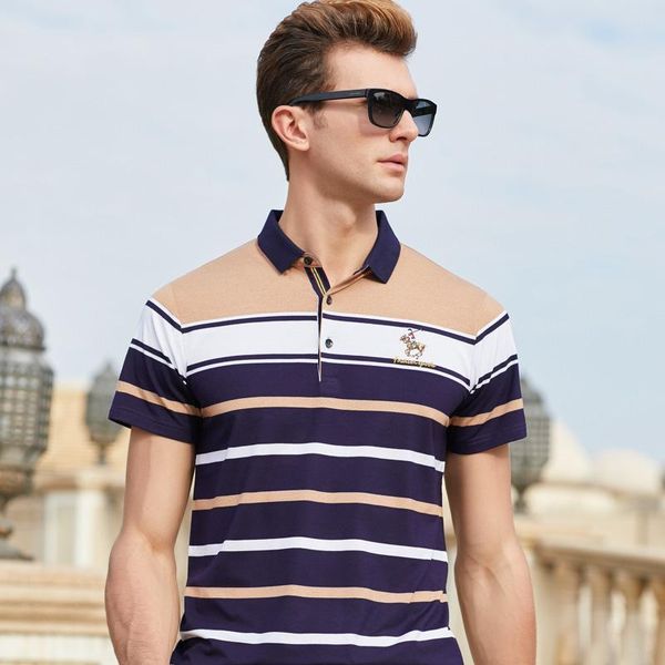 men's polos 2021 summer fashion embroidered shirt breathable and comfortable 8213, White;black
men's polos 2021 summer fashion embroidered shirt breathable and comfortable 8213, White;black