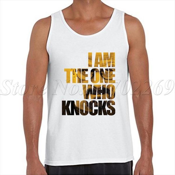 i am the one who knocks letter printed men vest breaking bad hipster cool tank o neck casual singlets, White;black
i am the one who knocks letter printed men vest breaking bad hipster cool tank o neck casual singlets, White;black