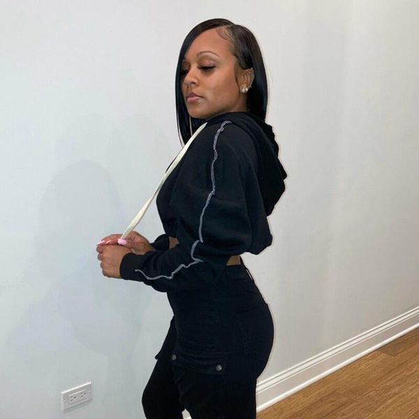 women's hoodies & sweatshirts solid short hoodie sweatshirt flannel warm women fall winter pullovers puff sleeve korean casual sportswe, Black
women's hoodies & sweatshirts solid short hoodie sweatshirt flannel warm women fall winter pullovers puff sleeve korean casual sportswe, Black