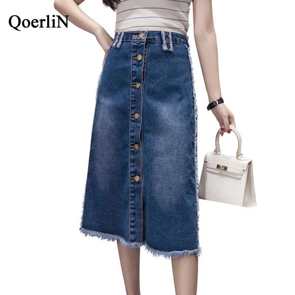 skirts qoerlin ripped knee-length women 2021 autumn high waist single-breasted button female winter saias mujer plus size, Black
skirts qoerlin ripped knee-length women 2021 autumn high waist single-breasted button female winter saias mujer plus size, Black