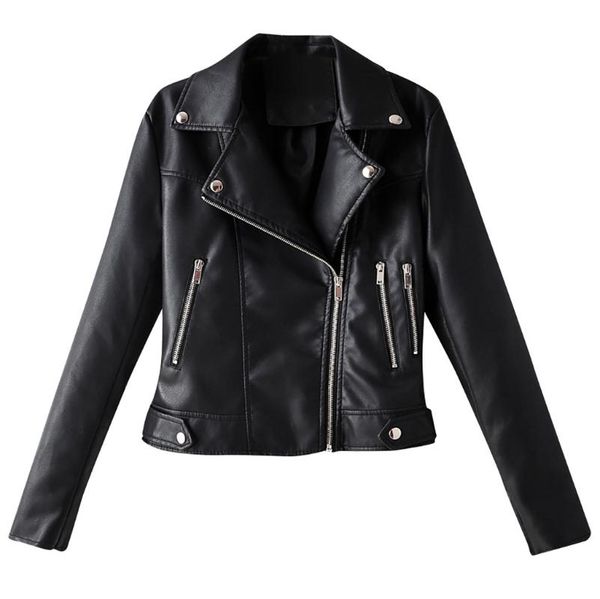 leather pu jacket women spring autumn fashion motorcycle jacket black winter long sleeve zipper coats outerwear 2021 coat #f
leather pu jacket women spring autumn fashion motorcycle jacket black winter long sleeve zipper coats outerwear 2021 coat #f