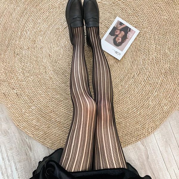 socks & hosiery mesh black stockings women transparent thin stripe pantyhose female panty elastic collant dress, Black;white
socks & hosiery mesh black stockings women transparent thin stripe pantyhose female panty elastic collant dress, Black;white