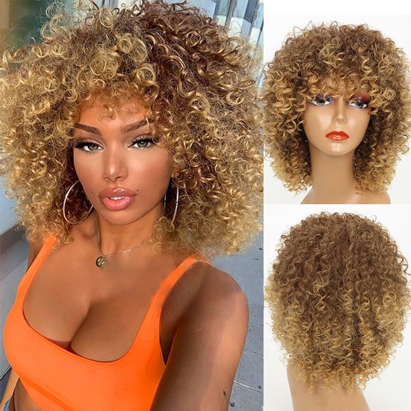 short curly wig blonde afro curly wigs with bangs synthetic wigs kinky curly wigs for black womenfactory direct
short curly wig blonde afro curly wigs with bangs synthetic wigs kinky curly wigs for black womenfactory direct