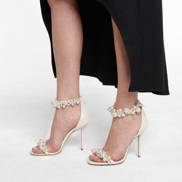 sandals white pearl high heels women rhinestone female stiletto zipper shoes fashion word belt sandalias, Black
sandals white pearl high heels women rhinestone female stiletto zipper shoes fashion word belt sandalias, Black