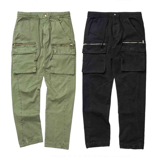 men's pants 21ss kith sweatpants women men washing craft features zippered fashion casual trend brand kith 3if3, Black
men's pants 21ss kith sweatpants women men washing craft features zippered fashion casual trend brand kith 3if3, Black