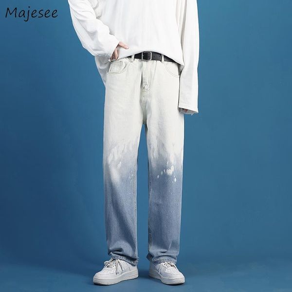 men's jeans gradient fashion men harajuku splash ink ins straight denim trousers male hip hop baggy chic bottoms distressed bf, Blue
men's jeans gradient fashion men harajuku splash ink ins straight denim trousers male hip hop baggy chic bottoms distressed bf, Blue
