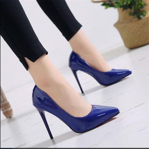 dress shoes pointed toe leather women pumps fashion office high heels thin heel 's wedding, Black
dress shoes pointed toe leather women pumps fashion office high heels thin heel 's wedding, Black