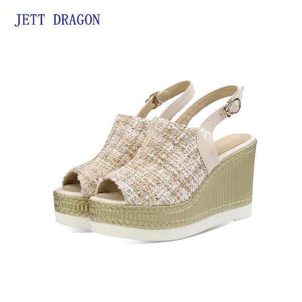 dress shoes jedragon summer women buckle strap peep toe platform wedges high heels big size 40 41 42 sandals zapatos mujer, Black
dress shoes jedragon summer women buckle strap peep toe platform wedges high heels big size 40 41 42 sandals zapatos mujer, Black